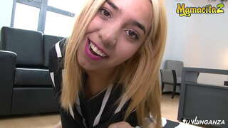 Sizning QASOSINGIZ - aqldan ozgan issiq kolumbiyalik Ariana Fuentes Pedro bilan jinsiy aloqada