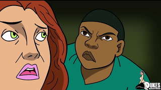 شادی شدہ ماں گینگ ٹککر لگی میں ایک گلی