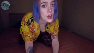 Stacy Mėnulis spanks jos didelis baltas asilas til ji negali priimti ne daugiau