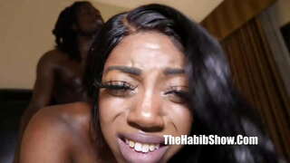 ���्रिस्टल कूपर पतला के साथ एक छोटा खूबसूरत cameroncongo बीबीसी