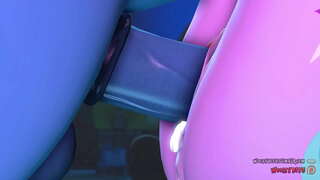 Glimmer e Trixie ter sexo hard - My little pony