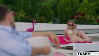 ZADEČEK Sexy Eyla má první anální zkušenosti s sugar daddy