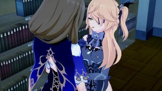 Фишл зајебава са Лизом. Аниме секс девојке са девојком.